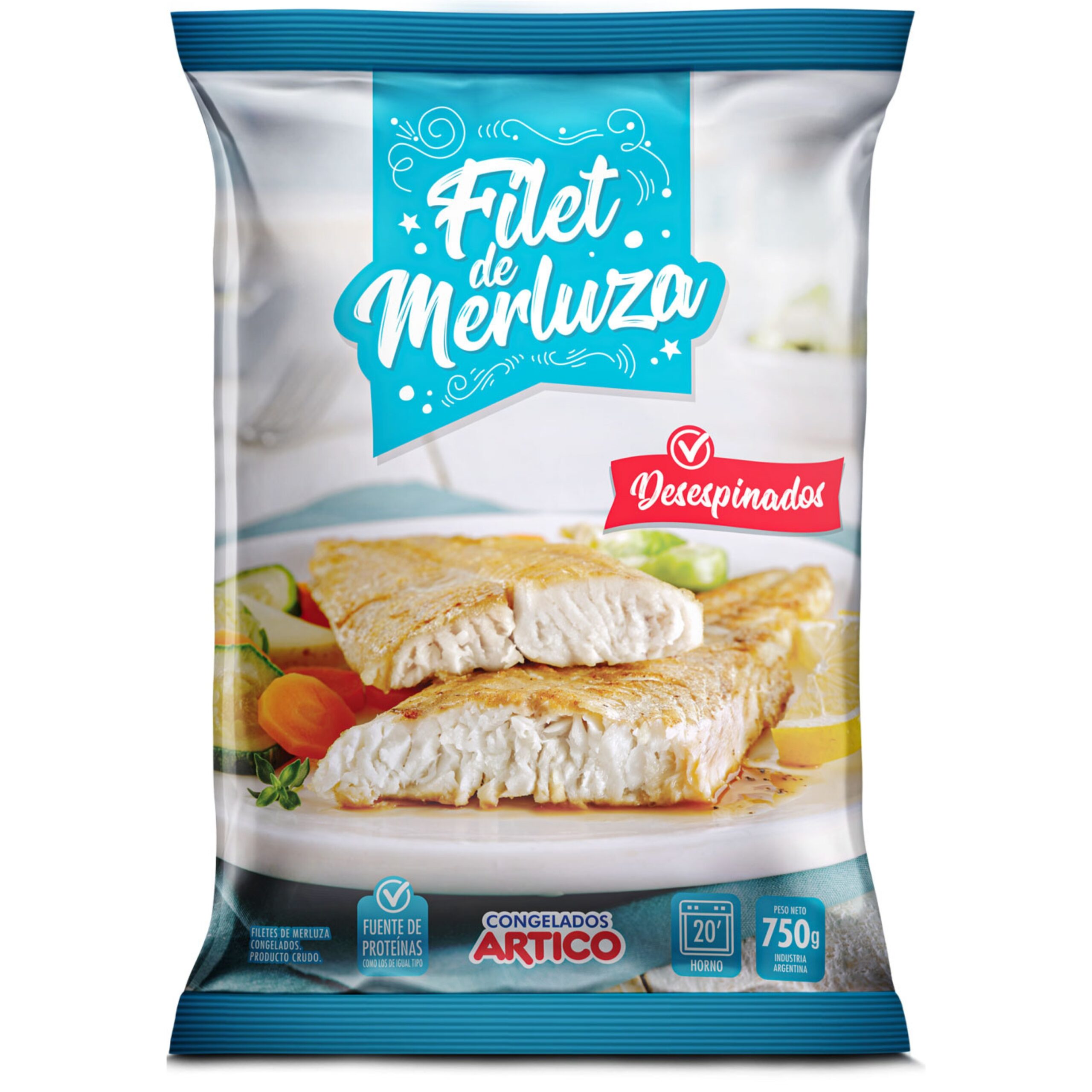 Filet de merluza natural